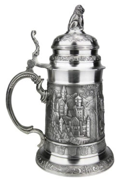 Bavaria Pewter Beer Stein -German Beer Steins Sales Bavaria Pewter Beer Stein AS60192 LS SM 92103.1511053589