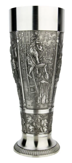 Grape Harvest Pewter Wheat Beer Tulip