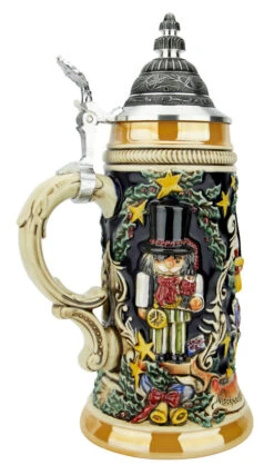 Nutcracker Suite Christmas Beer Stein -German Beer Steins Sales Nutcracker Suite Christmas Beer Stein ZB1532996 LS SM 42918.1694619022