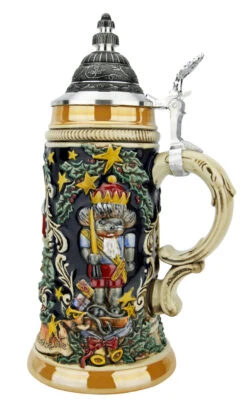 Nutcracker Suite Christmas Beer Stein -German Beer Steins Sales Nutcracker Suite Christmas Beer Stein ZB1532996 RS SM 14121.1694619030