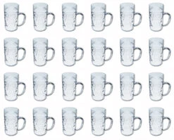 Plastic Beer Mug 24 Pack 0.5 Liter